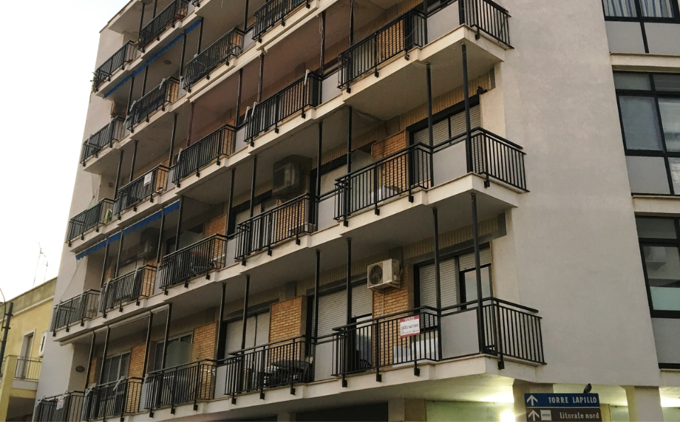 consolidamento statico del Palazzo del Condominio “Ionico”